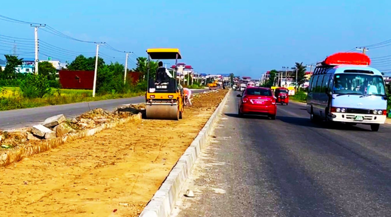 साँगा–धुलिखेल सडक स्तरोन्नती कार्य तीब्र