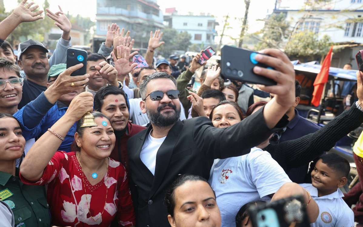 दमकमा बालेन शाहको घरदैलो अभियान तीव्र