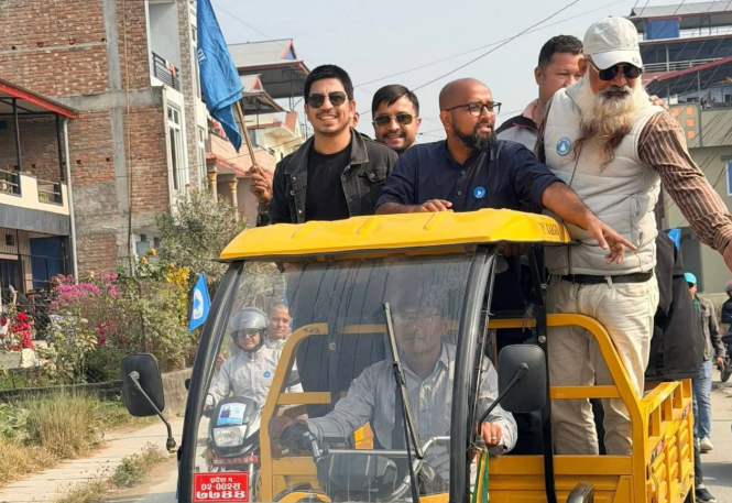 मोरङ–३ मा गणेश कार्कीको पक्षमा प्रकाश सपुतको घरदैलो अभियान