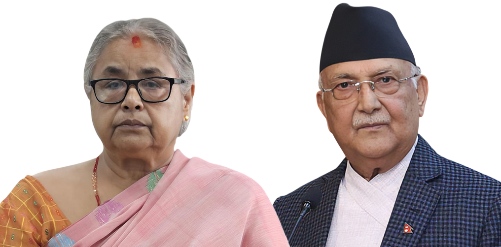 प्रधानमन्त्री कार्की र एमाले अध्यक्ष ओलीबीच राजनीतिक छलफल