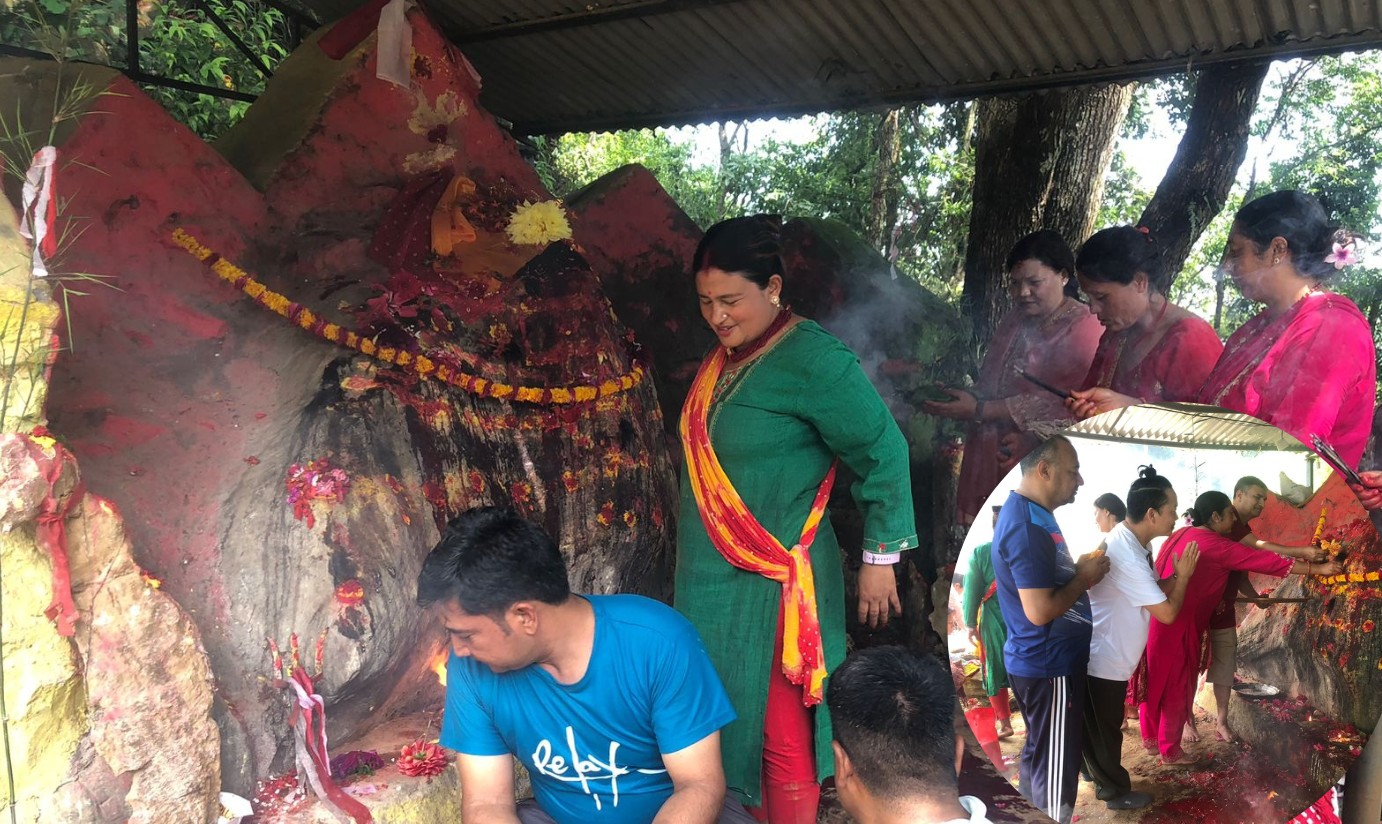 चन्द्रागिरिको महाँकाल भैरवमा विशेष पूजा, धार्मिक तथा पर्यटकीय महत्व बढ्दै