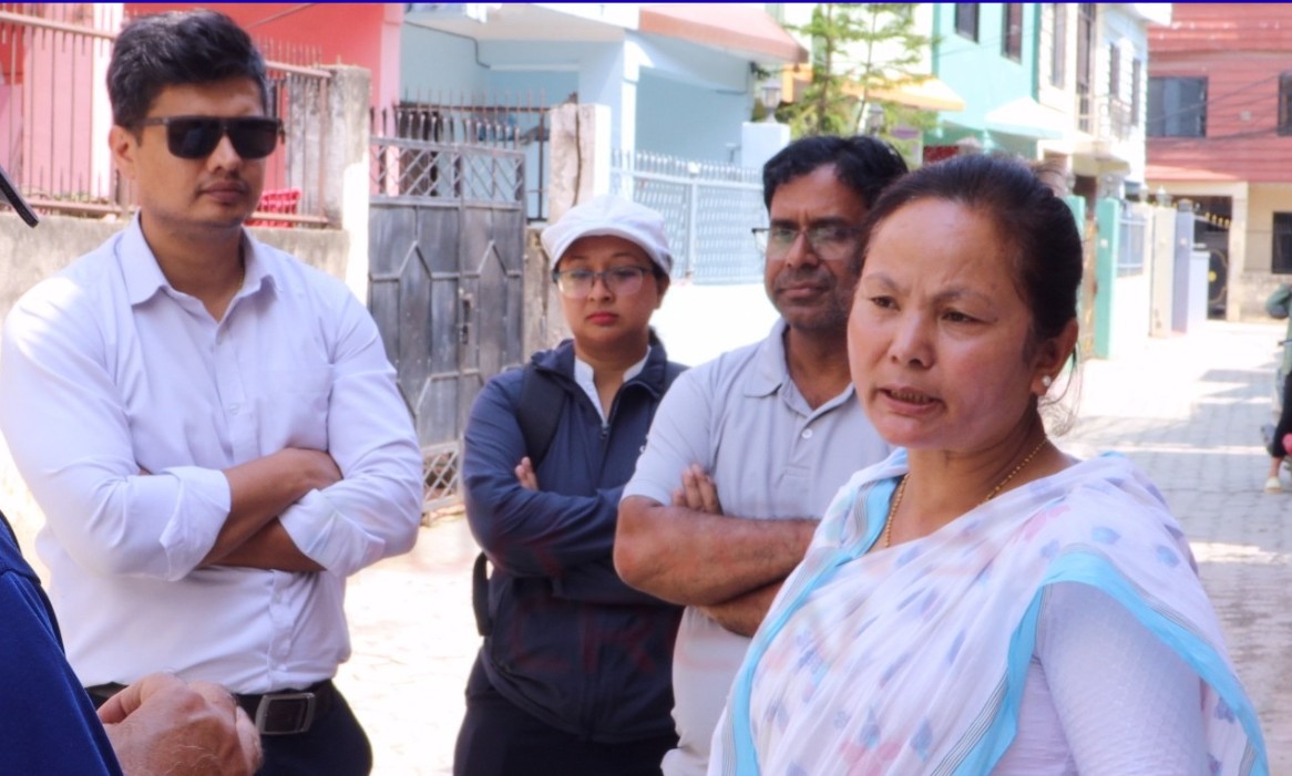 र्याम्प हटाएको दाबीपछि नगरपालिकाको पुनः अनुगमन, विष्णुदेवी भिलेज सडक योजनाको भुक्तानी अन्योलमा