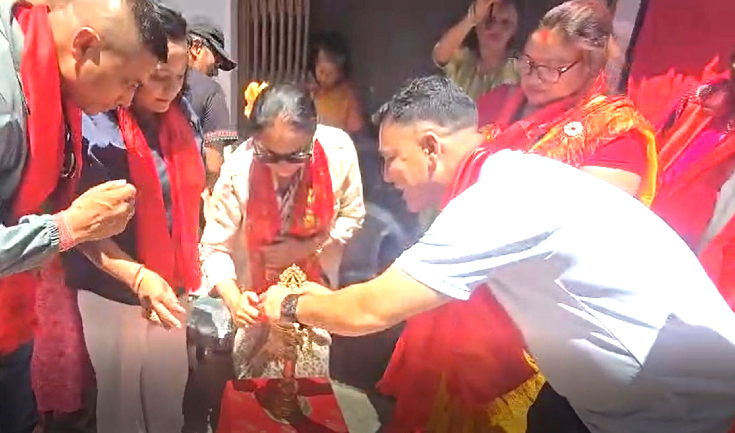 सरकारी बजेट र स्थानीयको आर्थिक सहभागिताको उदाहरणीय प्रयास, चन्द्रागिरि–७ को ओमकारेश्वर मन्दिर स्तरोन्नतिपछि उद्घाटन
