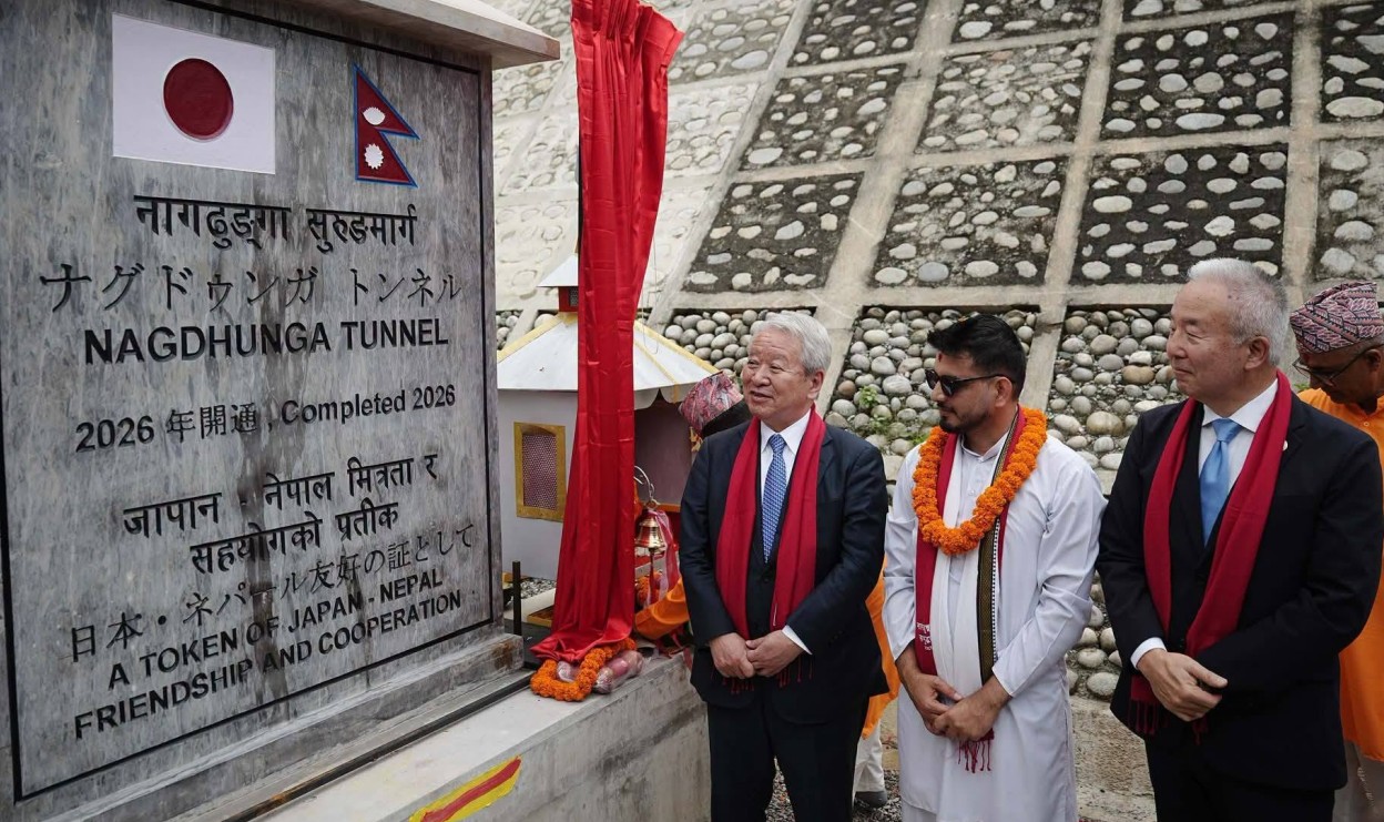 नागढुंगा सुरुङ मार्गको हराएको शिलालेख पुनःस्थापना गरिने