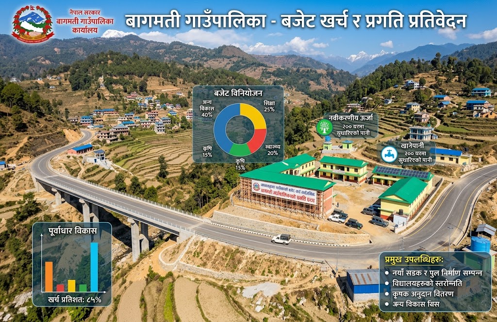 मकवानपुरका पालिकाको बजेट खर्च सार्वजनिक, बागमती गाउँपालिकाको प्रगति उच्च