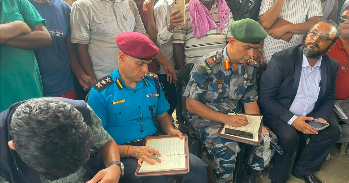 देवानगञ्ज घटनाको छानबिन गर्न गृह मन्त्रालयको समिति घटनास्थलमा, स्थानीयसँग सोधपुछ सुरु