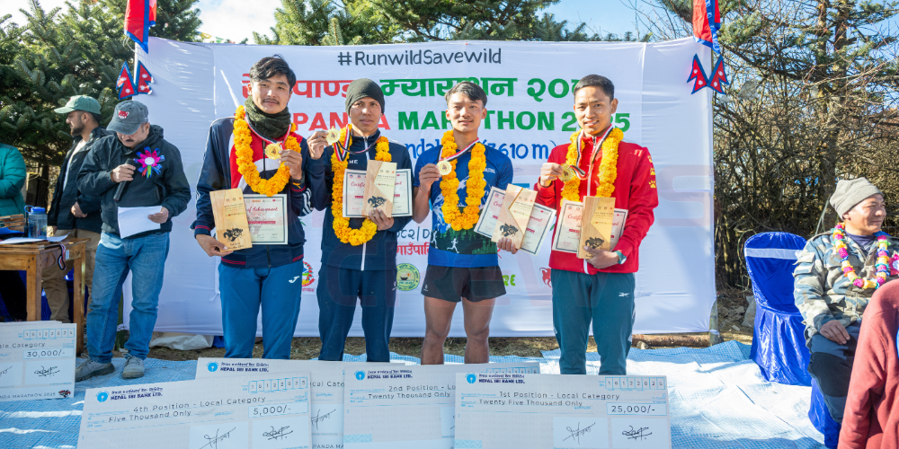 रेड पाण्डा म्याराथन सोलुखुम्बुको पिकेपिकमा, प्रथमले पाउँछन् १ लाख ५० हजार
