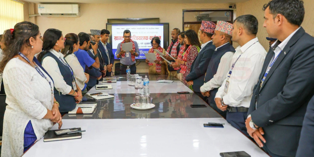 प्रेस काउन्सिल नेपालका नवनियुक्त चार सदस्यद्वारा कार्यभार ग्रहण