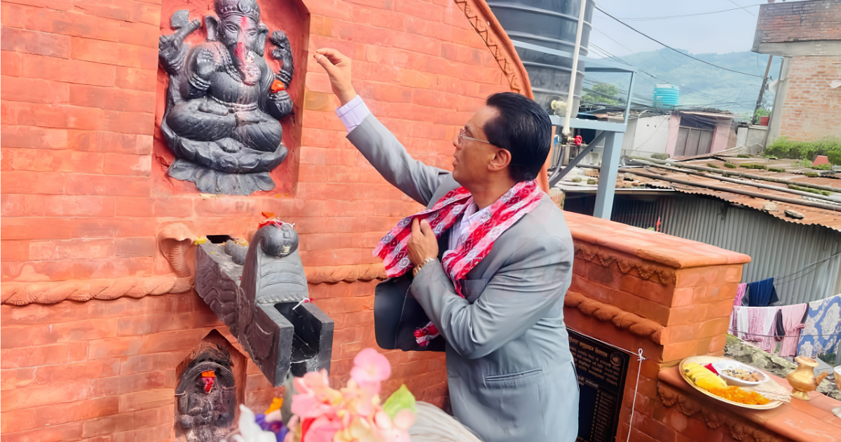 चन्द्रागिरि–३ मा पौराणिक ढुङ्गेधाराको पुनःनिर्माण सम्पन्न, स्थानीय सहभागितामा संरक्षण र सौन्दर्यीकरण