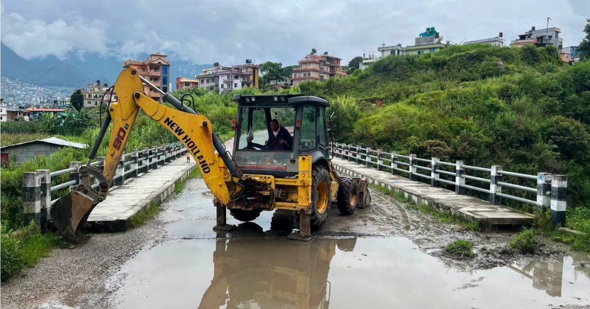 चन्द्रागिरि–कीर्तिपुर जोड्ने मितेरी पुलमा पानी जम्ने समस्या समाधानका लागि पहल सुरु