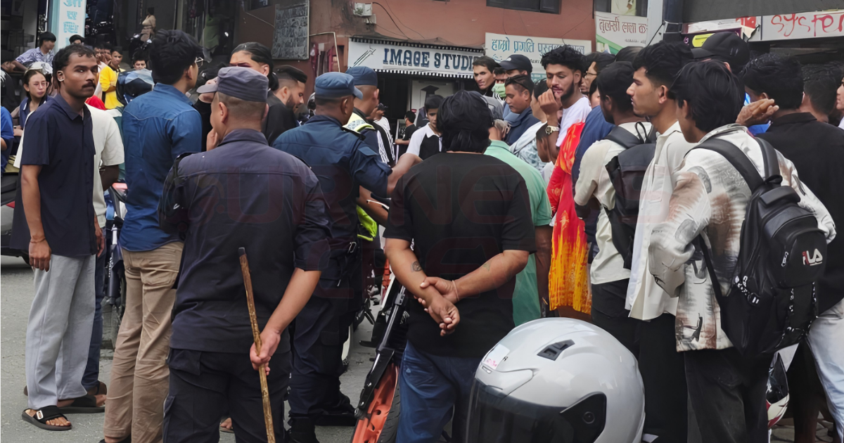 कीर्तिपुर पाङ्गा दोबाटोमा झडप, एक जना गम्भीर घाइतेस संलग्न चार जना नियन्त्रणमा