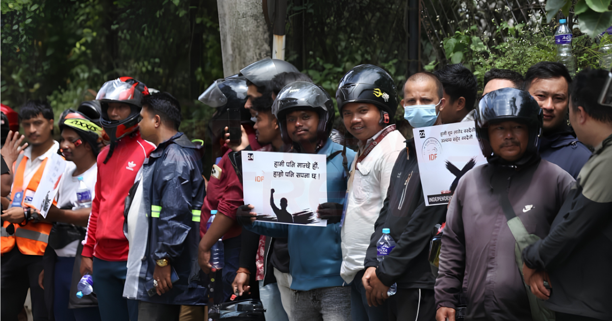 इन्ड्राइभका चालक आन्दोलित, कमिसन घटाउन र भाडा दर बढाउन माग