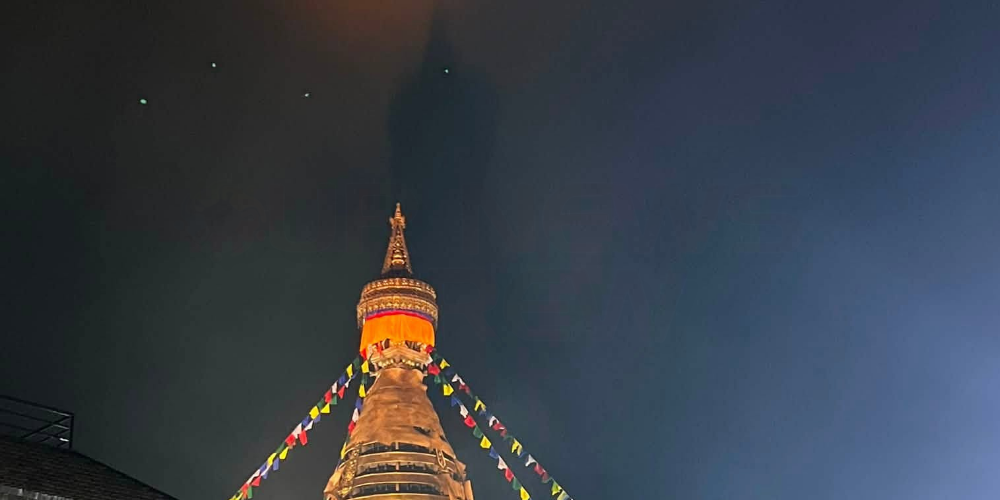 स्वयम्भू महाचैत्यको ‘आकाशे छायाँ’बारे रोचक चर्चा
