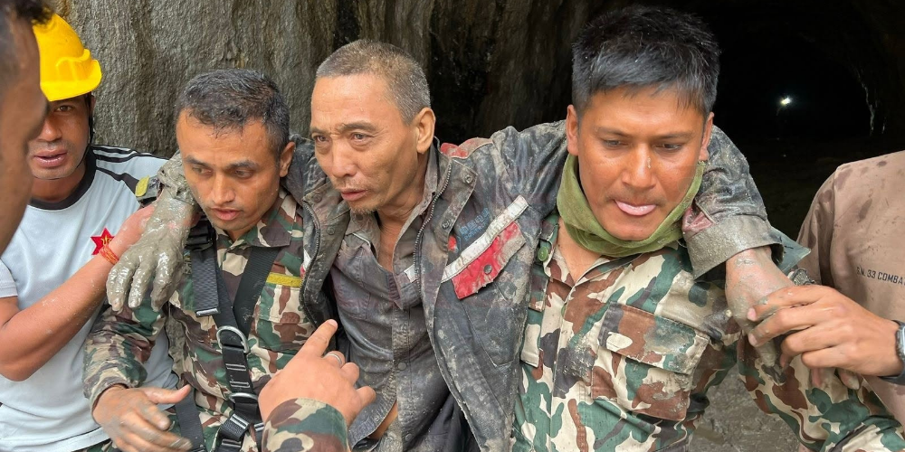 अपर त्रिशूली–१ को सुरुङबाट चिनियाँ नागरिकको उद्धार