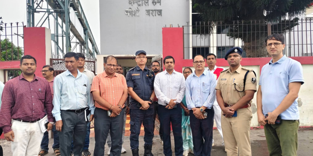 कोशी ब्यारेजमा नेपाल–भारतका अधिकारीद्वारा स्थलगत निरीक्षण