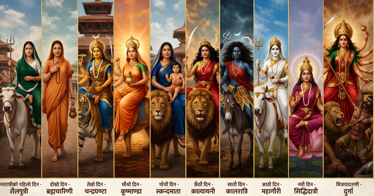बडादसैँको महाअष्टमी आज, नवदुर्गाको पूजादेखि विजयादशमीको टीकासम्म यस्तो छ दसैँको धार्मिक महत्त्व